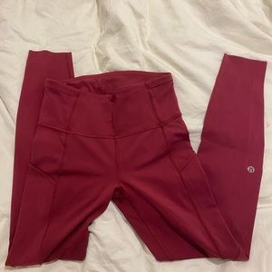 Lululemon Fast & Free 7/8 Tight II *Nulux 25"